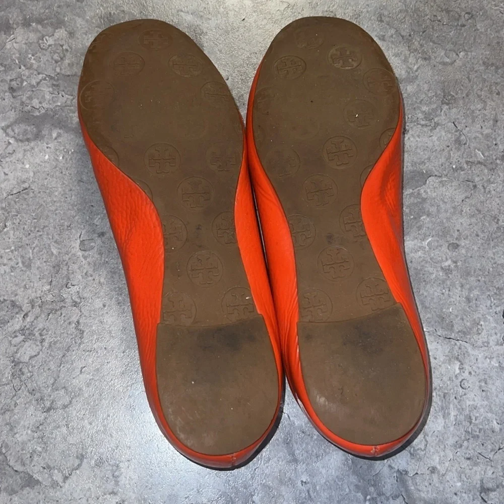 Tory Burch Miller Orange Flats 🥿